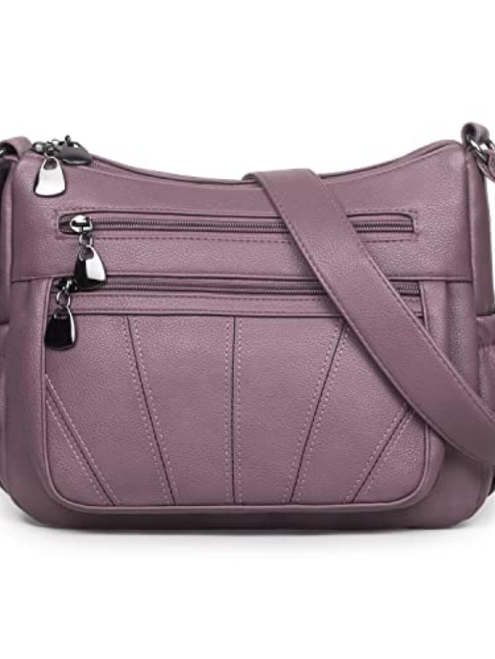 🆕 Crossbody Purse for Women Ladies Soft PU Leather Shoulder Bag Medium Roomy